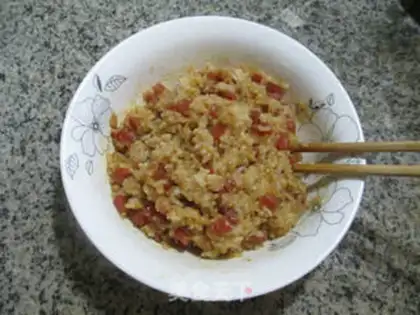 Make Sausage rice step 5