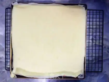 Make Peach cream rolls step 8