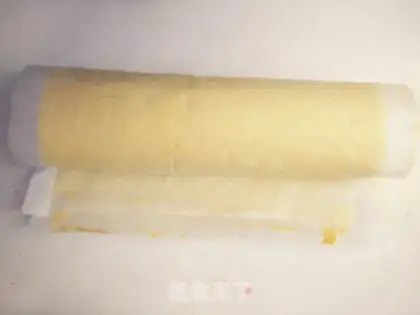 Make Peach cream rolls step 12