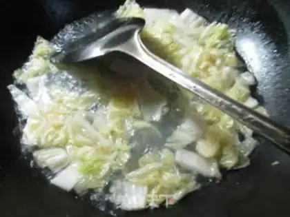 Make Egg cabbage for fans step 5