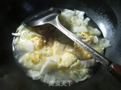 Make Egg cabbage for fans step 6