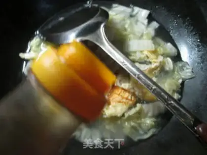 Make Egg cabbage for fans step 7