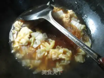 Make Egg cabbage for fans step 9