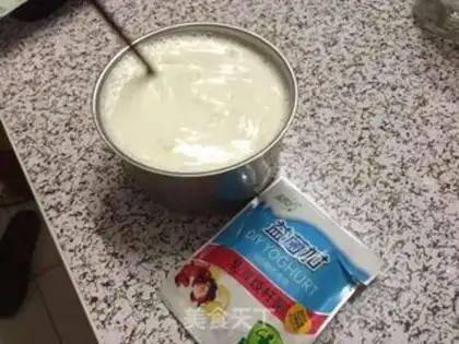 Make Milk silky yogurt step 2