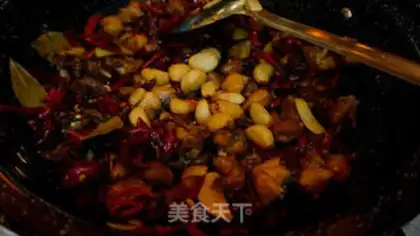 Make Homemade chili chicken step 18