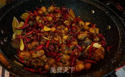 Make Homemade chili chicken step 23