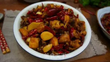 Make Homemade chili chicken step 25