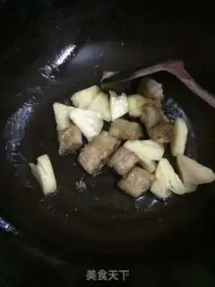 Make Pineapple meat step 1