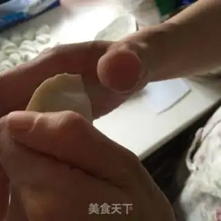 Make Three fresh dumplings step 13