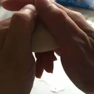 Make Three fresh dumplings step 14