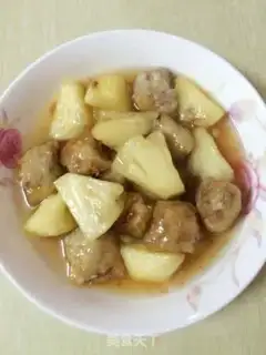 Make Pineapple meat step 3
