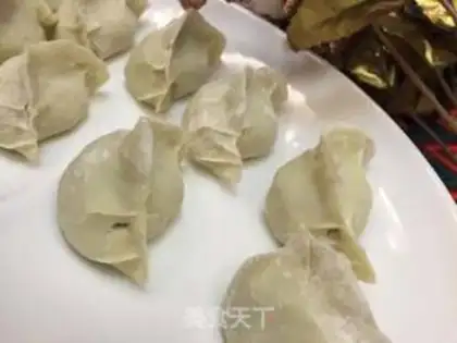 Make Three fresh dumplings step 16