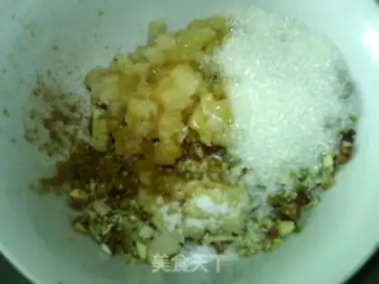 Make A wide sausage moon cake step 5