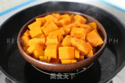 Make Korean pumpkin porridge step 2