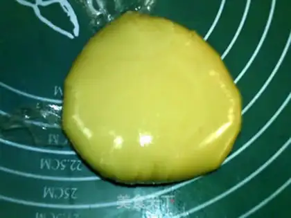 Make A wide sausage moon cake step 10