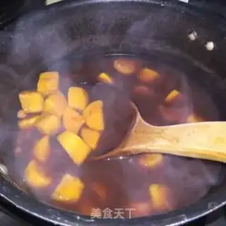 Make Porridge of red bean rice step 5