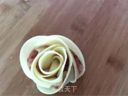 Make Rose dumplings step 4