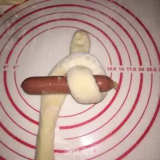 Make Rabbit sausage bread step 8