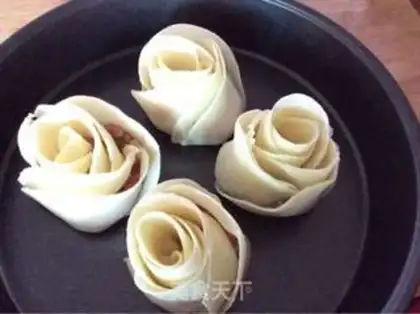 Make Rose dumplings step 5