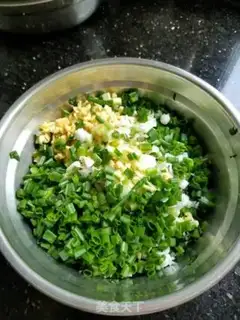Make Wheat and egg dumplings step 2