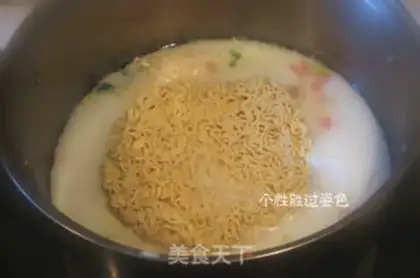 Make Milk noodles step 5
