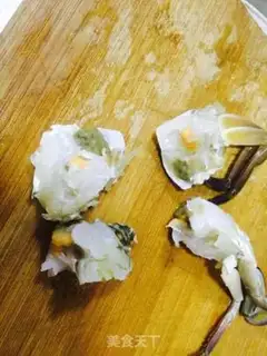 Make Crab congee step 2