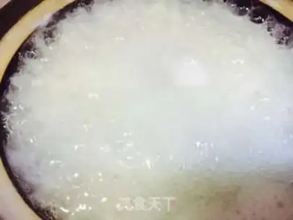 Make Crab congee step 4