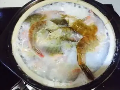 Make Crab congee step 6