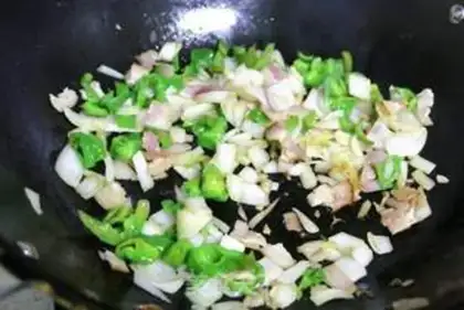 Make Eggs and vegetables step 3