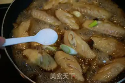 Make Coke chicken wings step 4