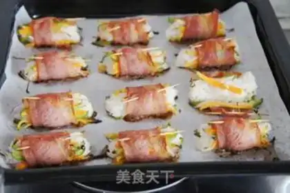 Make Bacon dinner roll step 9