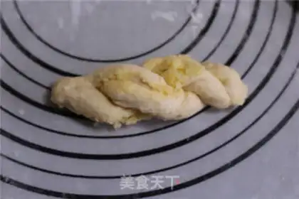 Make Coconut roll step 9