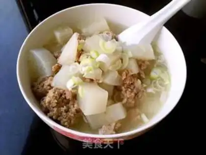 Make Beefball radish soup step 5