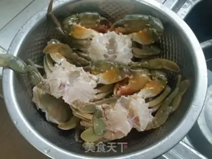 Make Crab fried cake step 1