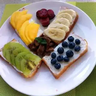 Make Fancy fruit and toast step 3