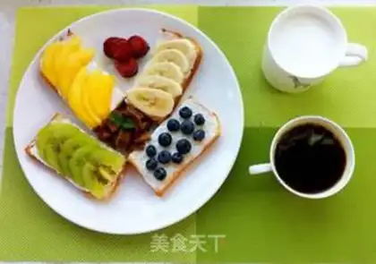 Make Fancy fruit and toast step 4