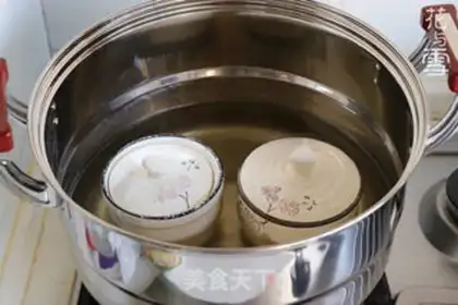 Make Peach geled snow-cutter clams step 3