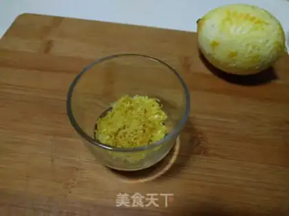 Make A snowy lemon pound cake step 0