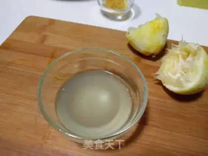 Make A snowy lemon pound cake step 1