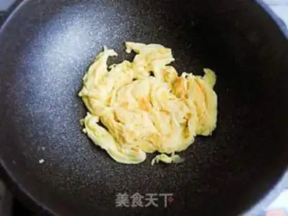 Make Eggs and yellow mushrooms step 6