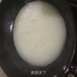 Make Milk soup shrimp rice powder step 4