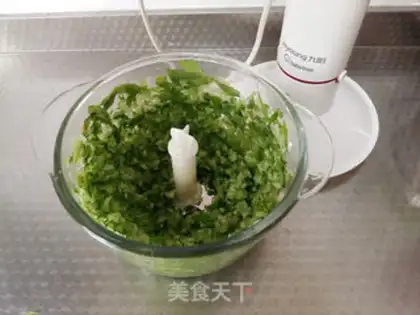 Make Celery pork buns step 6