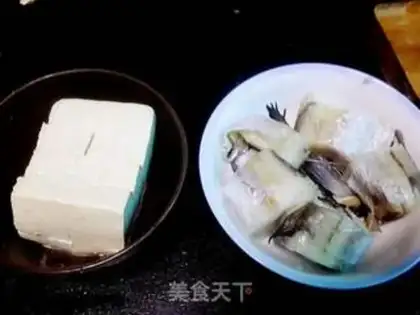 Make Cod tofu soup step 1