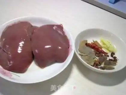 Make Five fragrances of liver step 0