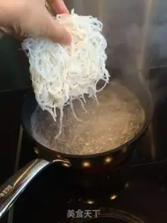 Make Meat-sniffed rice line step 10