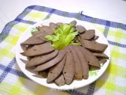Make Five fragrances of liver step 8