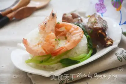 Make Old shrimp rice step 8