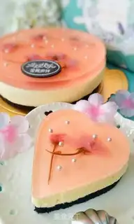 Make Cherry cocktail, frozen cheese cake step 25