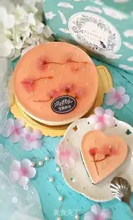 Make Cherry cocktail, frozen cheese cake step 26
