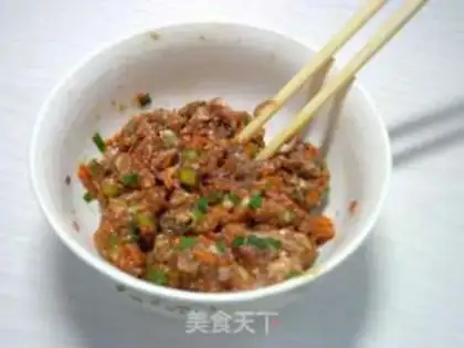 Make Carrot and meat step 2